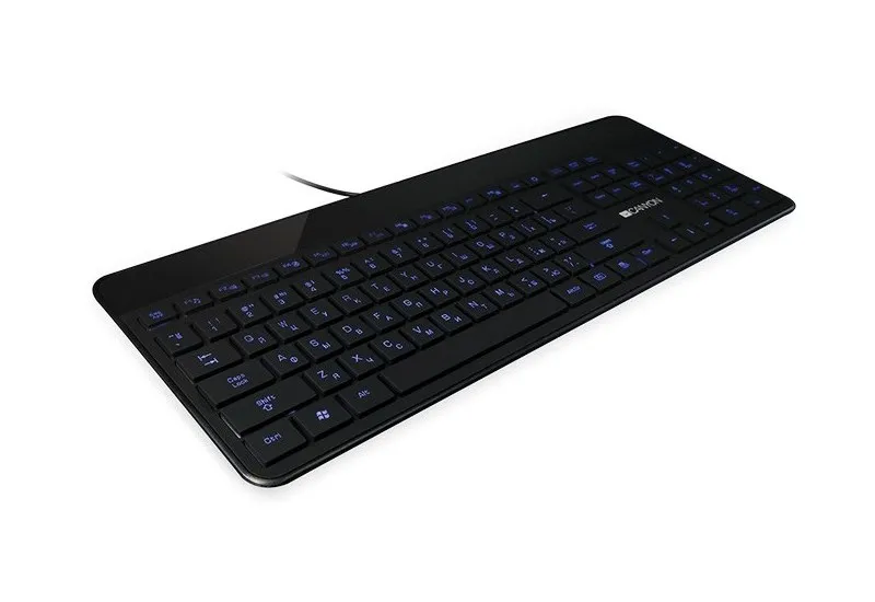 Tastatură Canyon HKB5, Cu fir, Negru