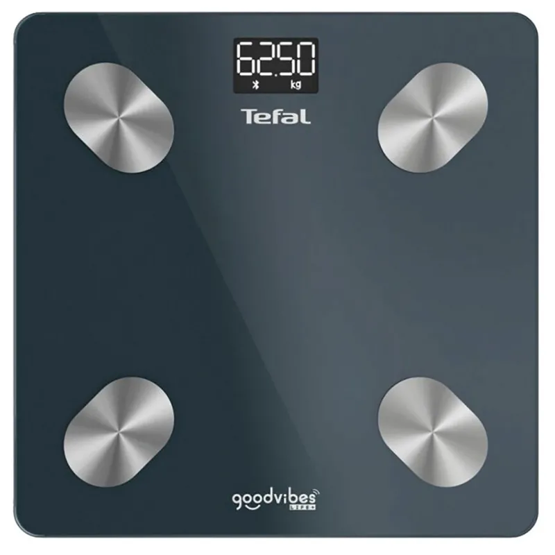 Cântar de podea Tefal BM9620S1, Negru Argintiu