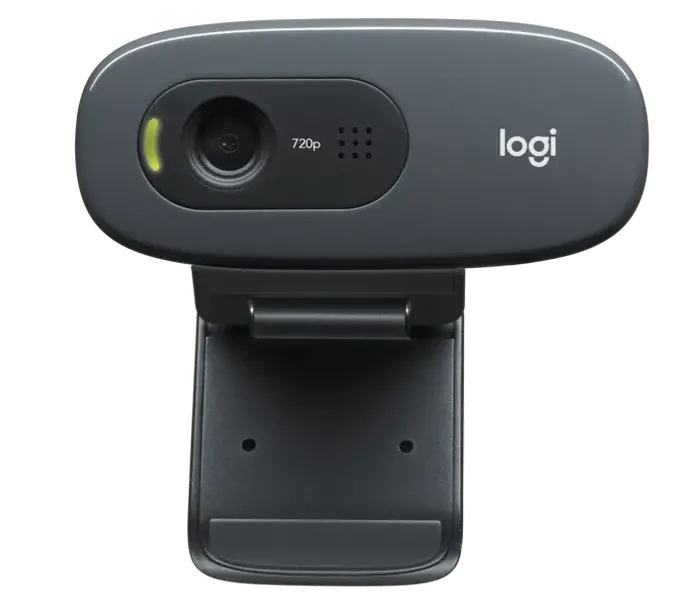Cameră Web Logitech C270, HD 720p, Gri