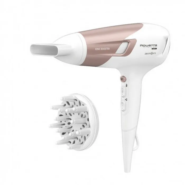 Uscător de păr Rowenta Studio Dry Glow CV5830F0, 2100 W, Alb | Roz