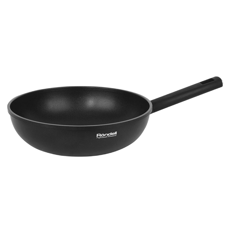 Tigaie WOK Rondell RDA-1405, 28cm, Negru