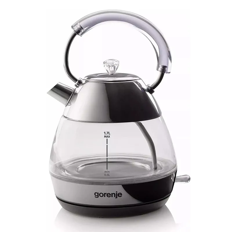 Fierbător electric Gorenje K17GPD, Oțel inoxidabil