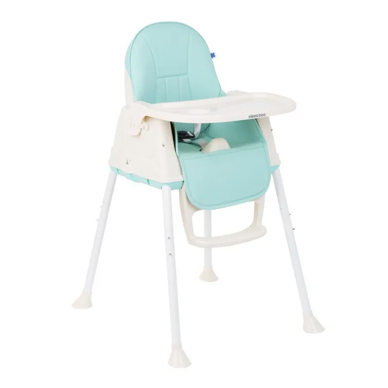 Scaun de hrănire Kikka Boo Creamy, Albastru deschis
