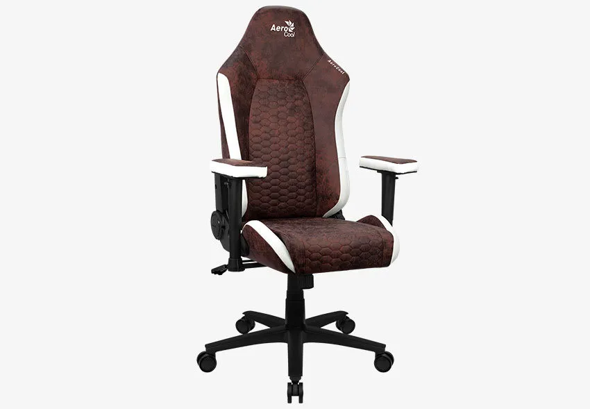 Gaming Chair AeroCool Crown AeroSuede Burgundy Red, User max load up to 150kg / height 170-190cm