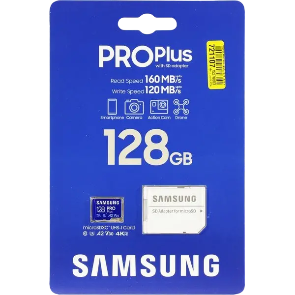 Card de Memorie Samsung PRO Plus MicroSD, 128GB (MB-MD128KA/KR)
