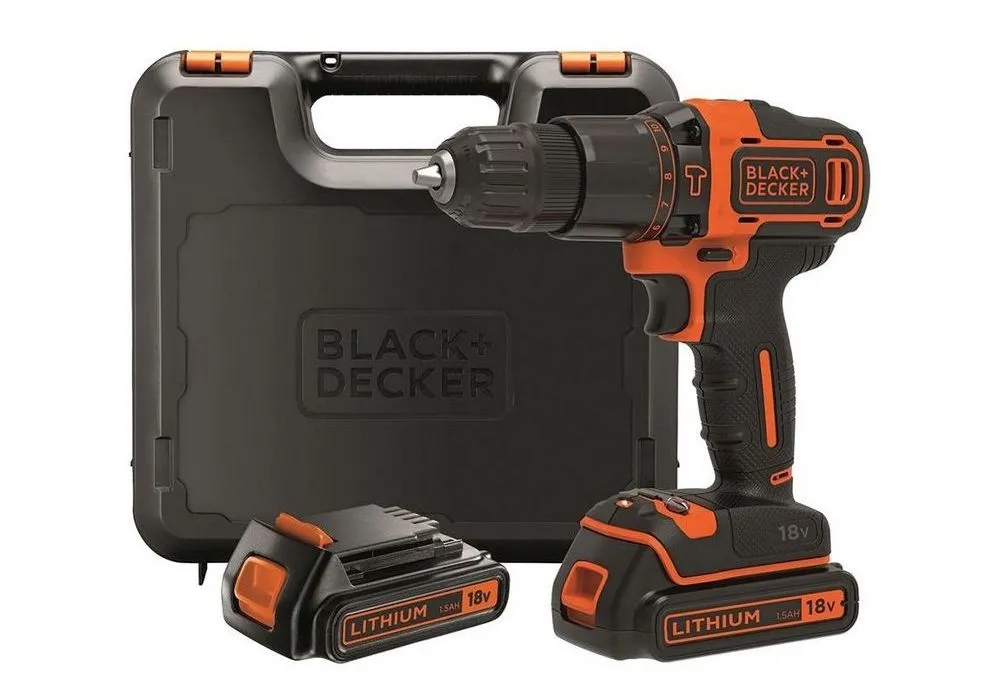 Mașină de găurit și înșurubat pe acumulator Black+Decker BDCHD18KB-QW