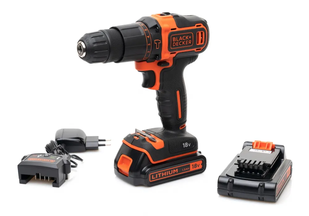 Mașină de găurit și înșurubat pe acumulator Black+Decker BDCHD18KB-QW