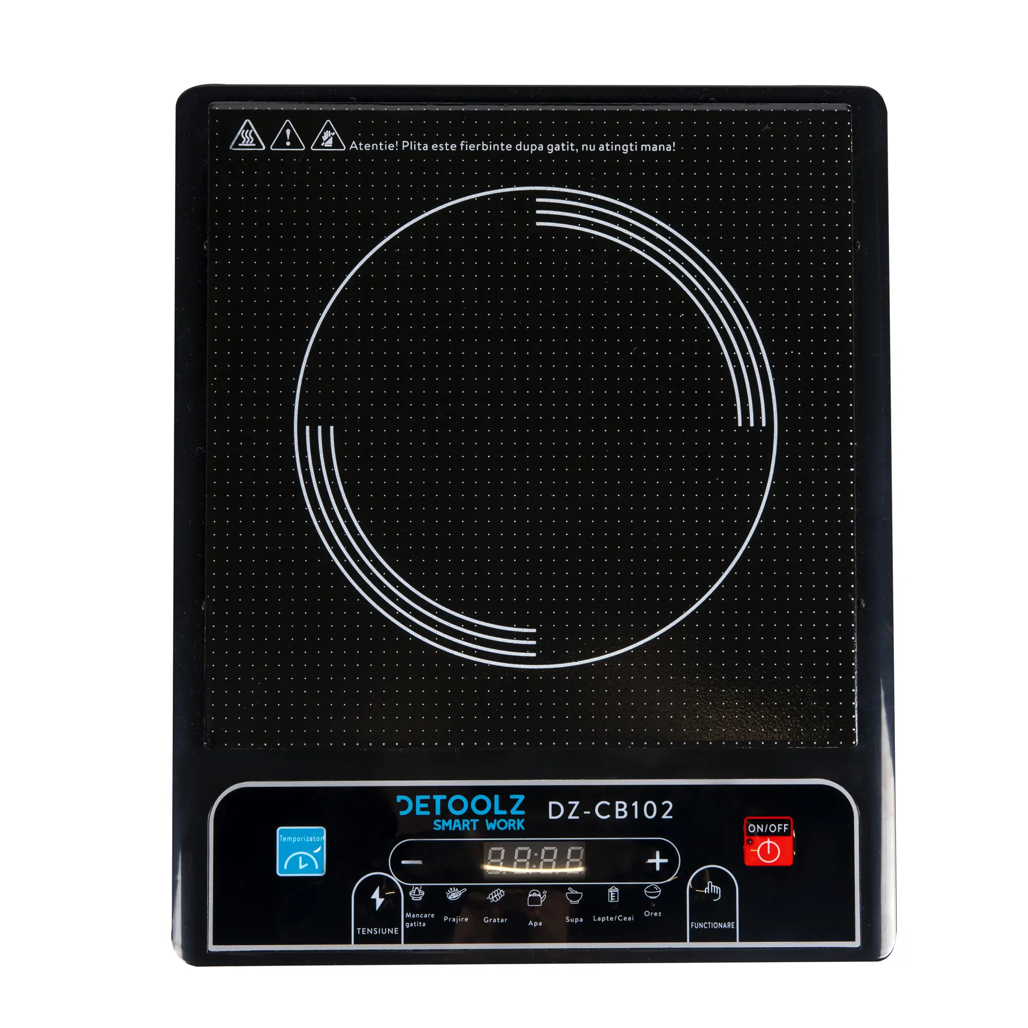 Plita ceramica cu inductie DETOOLZ 1500 W