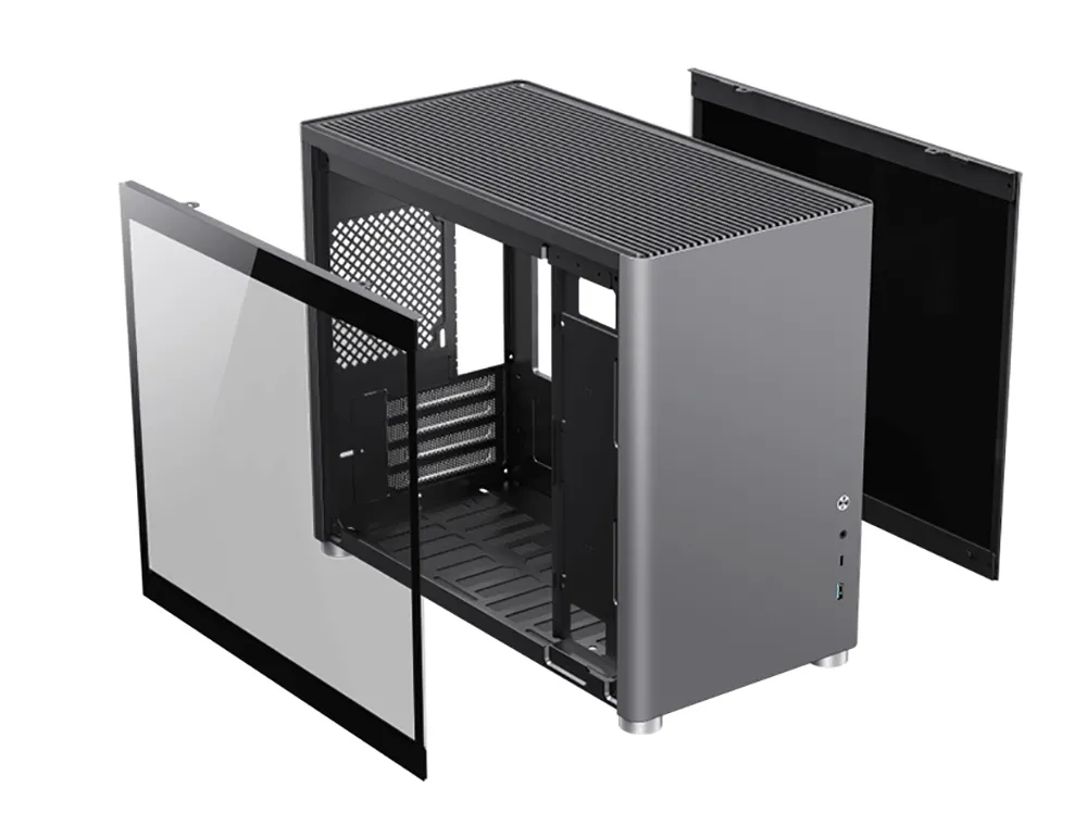 Carcasă PC Gamemax SPARK, Mini-Tower, ATX, Gri