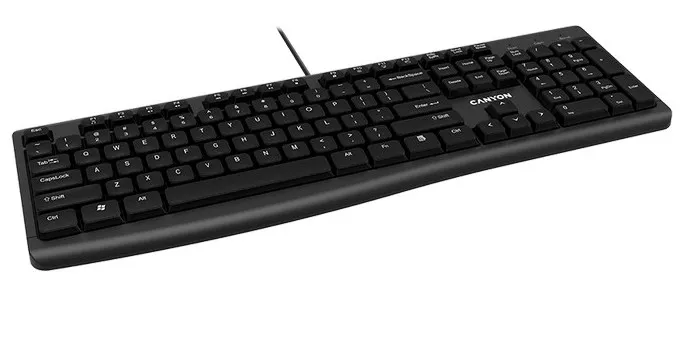 Tastatură Canyon KB-50, Cu fir, Negru