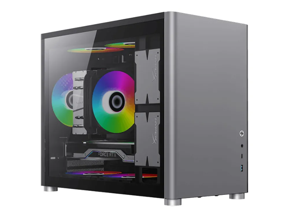 Carcasă PC Gamemax SPARK, Mini-Tower, ATX, Gri