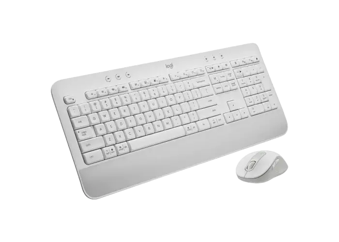 Set Tastatură + Mouse Logitech MK650, Fără fir, Alb