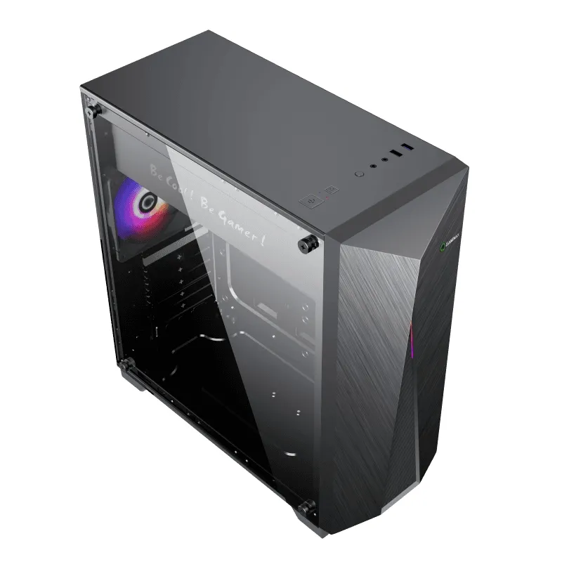 Carcasă PC Gamemax Nova N6, Midi-Tower, ATX, Negru