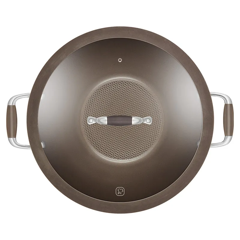 Tigaie WOK Rondell RDA-552, 4,5L, 32cm, Maro