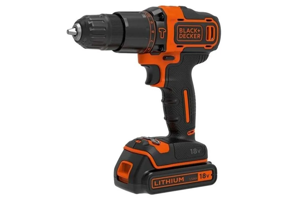 Mașină de găurit și înșurubat pe acumulator Black+Decker BDCHD18KB-QW