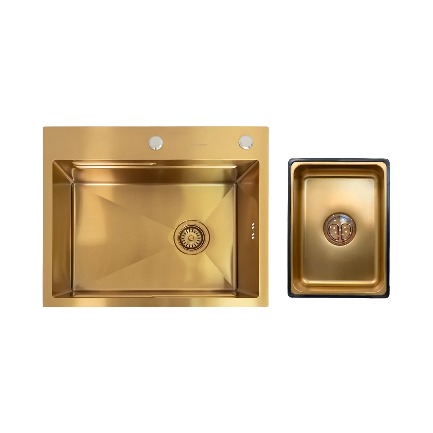 Chiuveta handmade SanDonna HD6050 (Auriu)