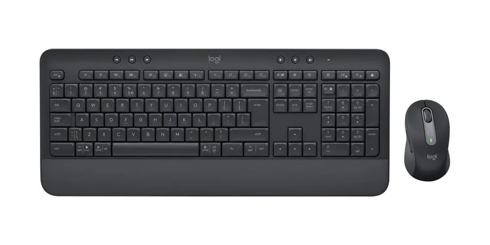 Set Tastatură + Mouse Logitech MK650, Fără fir, Grafit