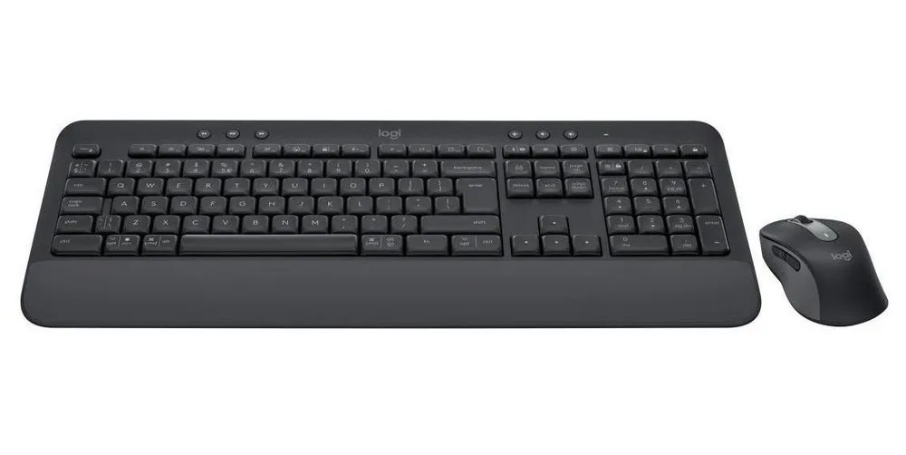 Set Tastatură + Mouse Logitech MK650, Fără fir, Grafit