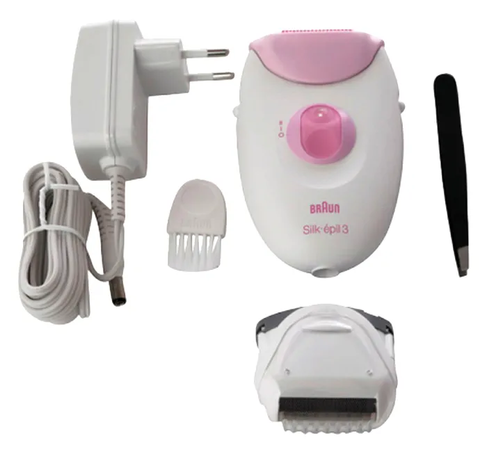 Epilator BRAUN SE3270, Alb/Roz