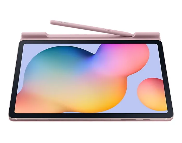 Husă pentru tabletă Samsung Tab S6 Lite Book Cover, 10.4", Poliuretan, Roz
