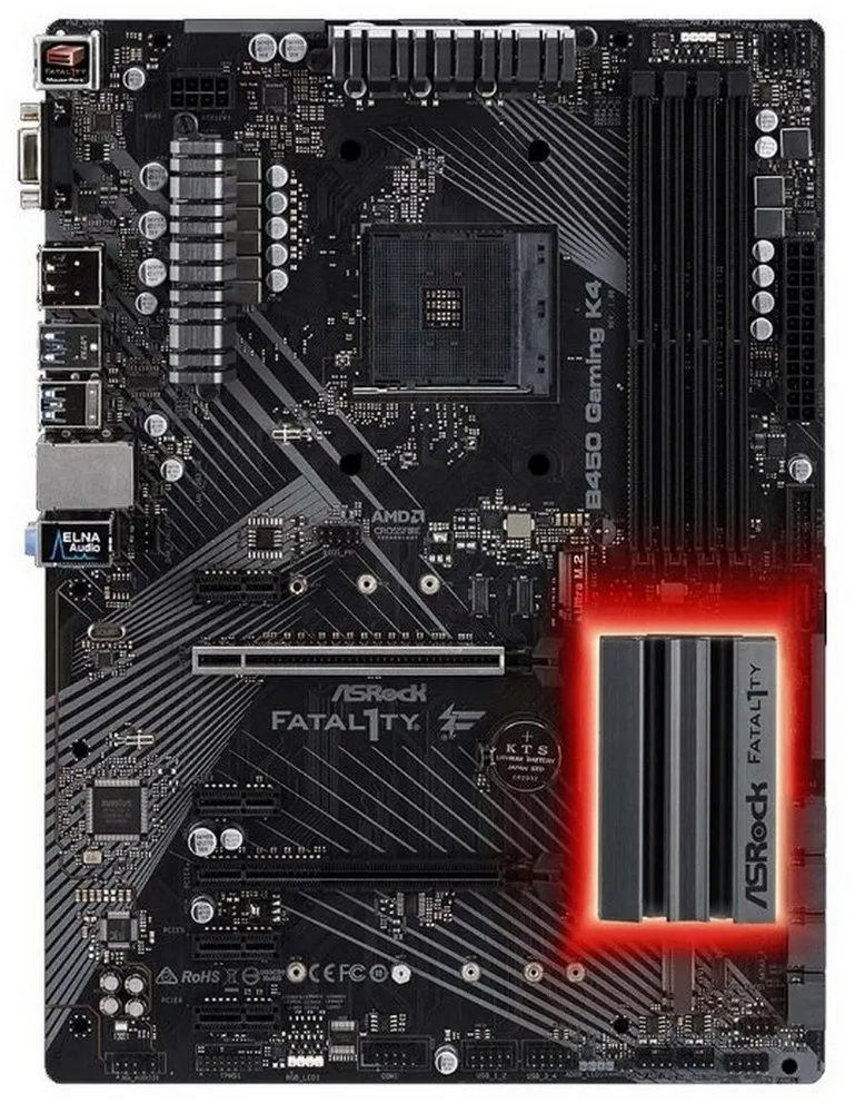 Placă de bază ASRock B450 GAMING K4, AM4, AMD B450, ATX