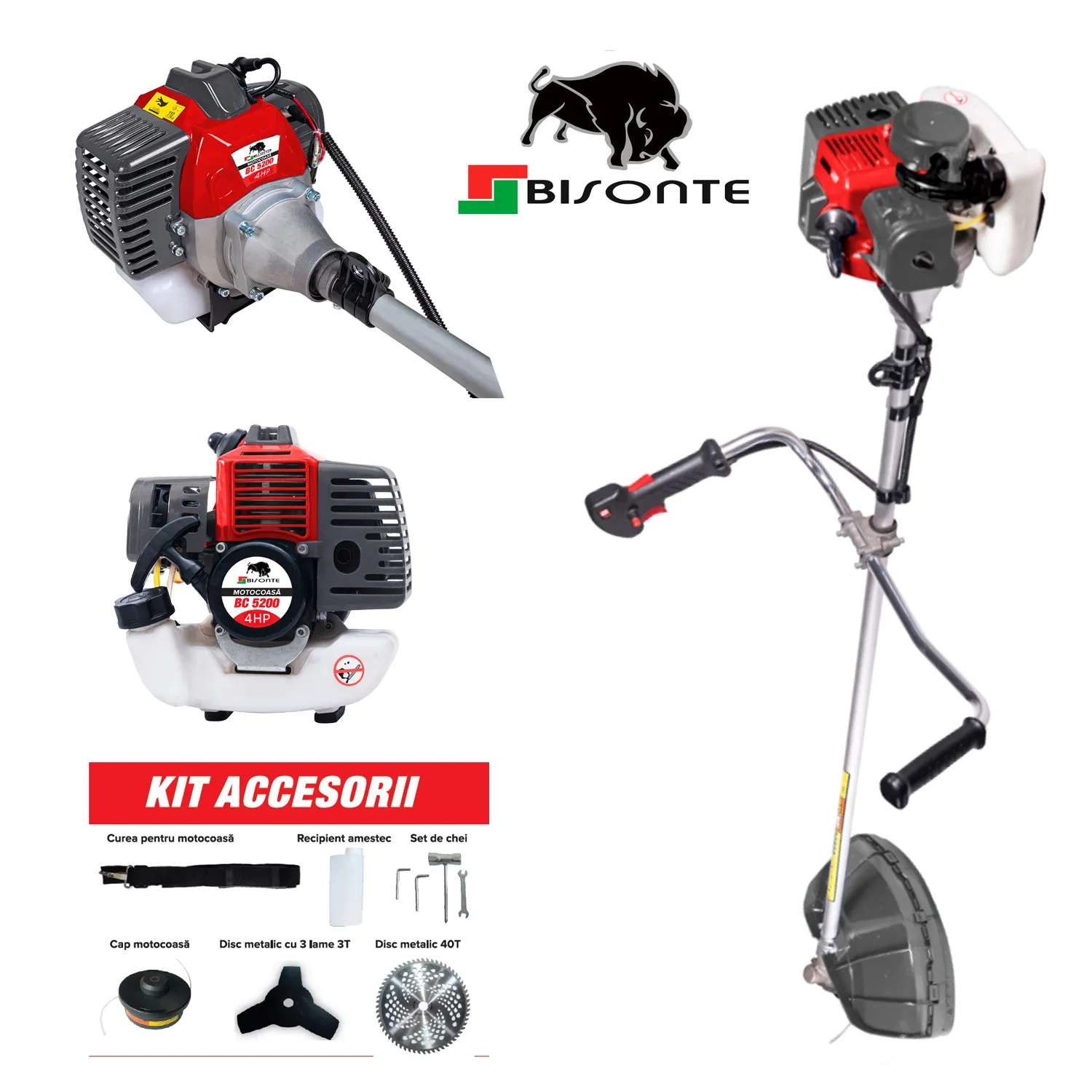 Motocoasa Bisonte BC 5200