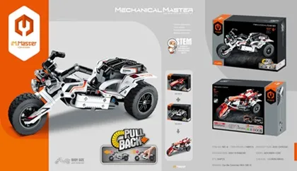 Constructor iM.Master Pull Back Motorbike