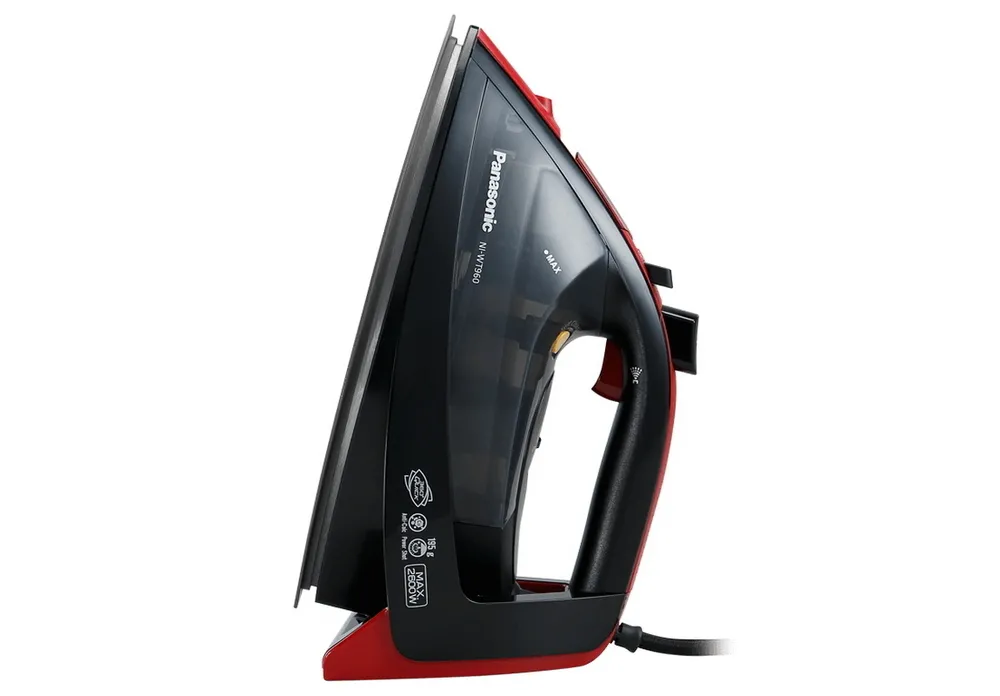 Fier de călcat Panasonic NI-WT960, 2600W, Negru/Rosu