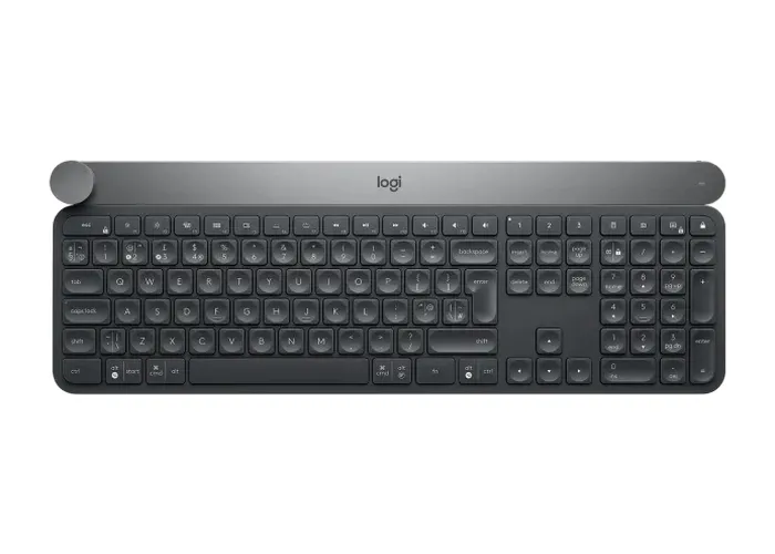 Tastatură Logitech Craft, Fără fir, Negru