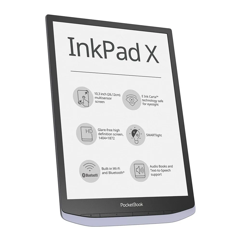 eBook Reader PocketBook InkPad X, Metallic Grey