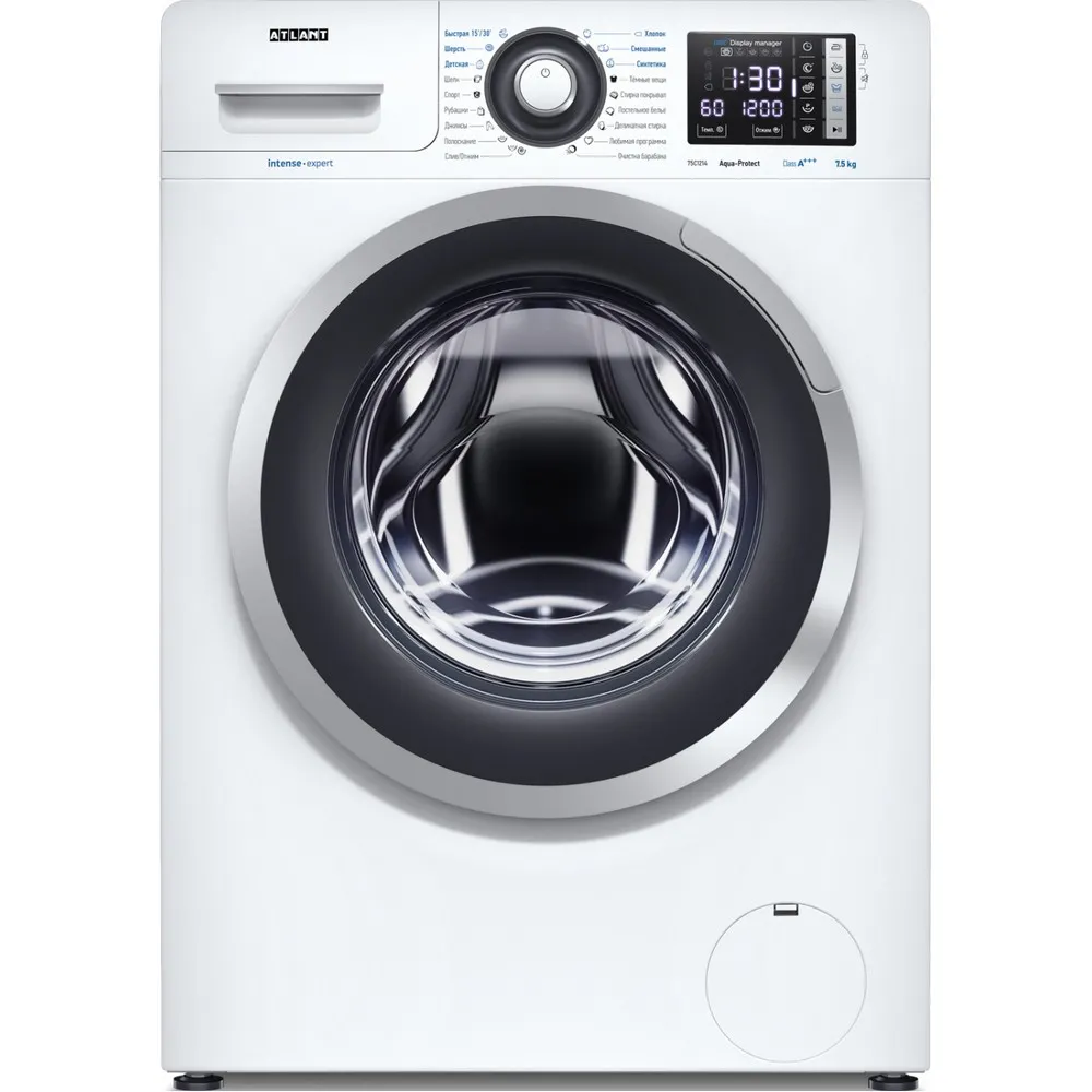 Mașină de spălat Atlant СМА-75C1214-01, 7,5kg, Alb
