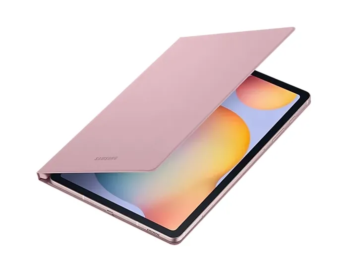 Husă pentru tabletă Samsung Tab S6 Lite Book Cover, 10.4", Poliuretan, Roz