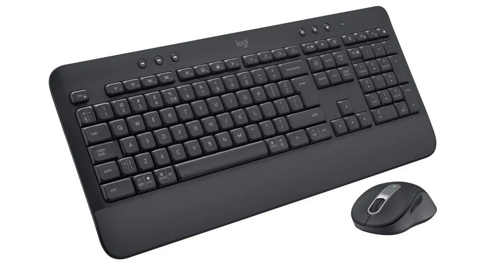 Set Tastatură + Mouse Logitech MK650, Fără fir, Grafit