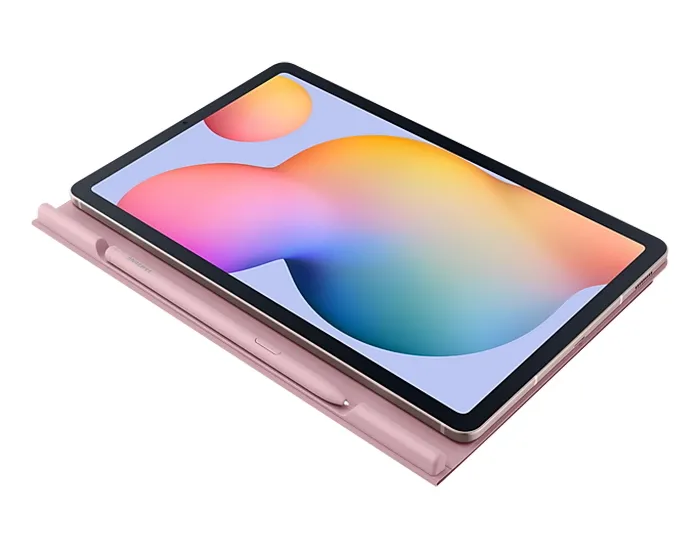 Husă pentru tabletă Samsung Tab S6 Lite Book Cover, 10.4", Poliuretan, Roz