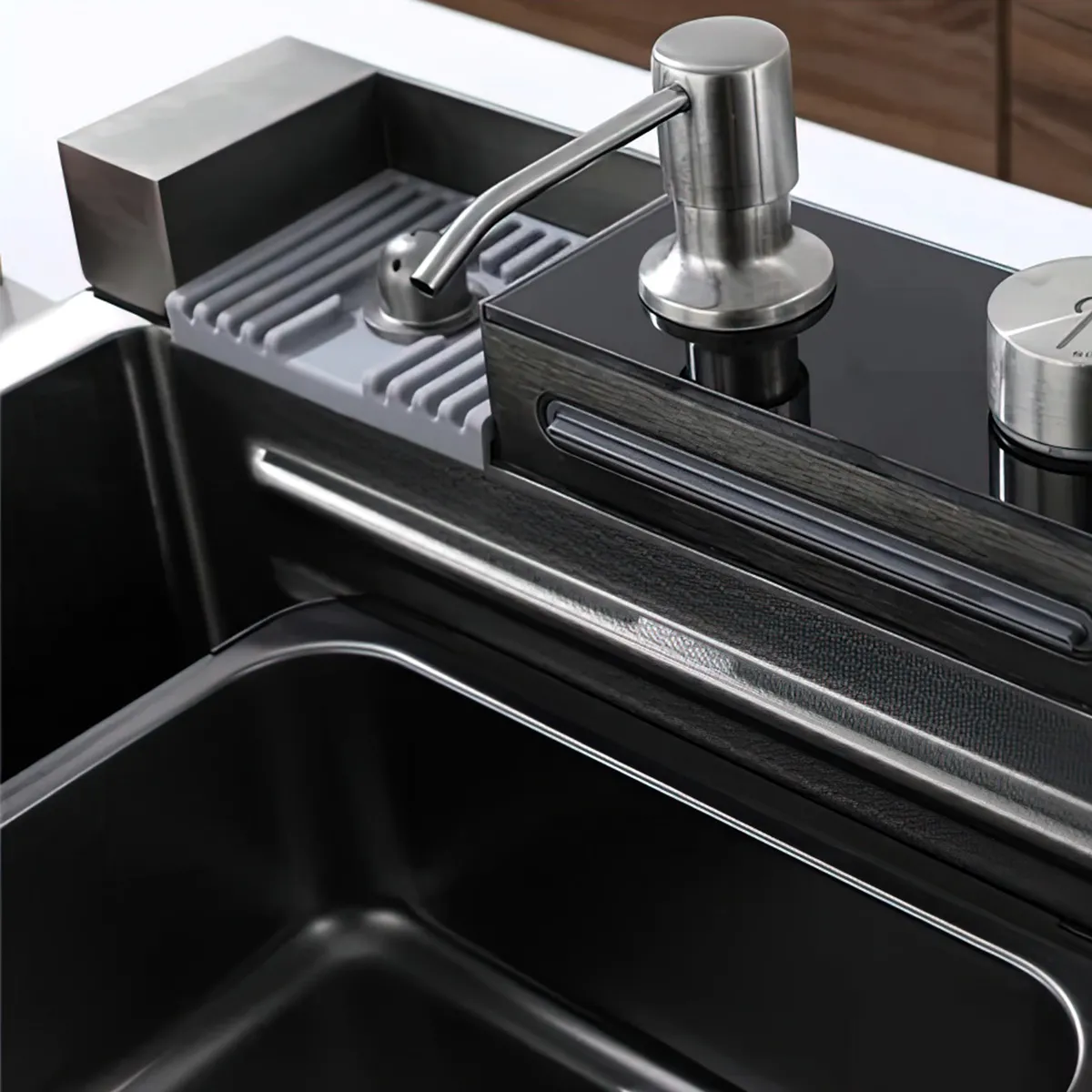 Chiuveta handmade SanDonna HD7550 (Crom Satin)