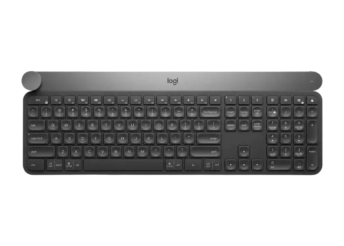 Tastatură Logitech Craft, Fără fir, Negru