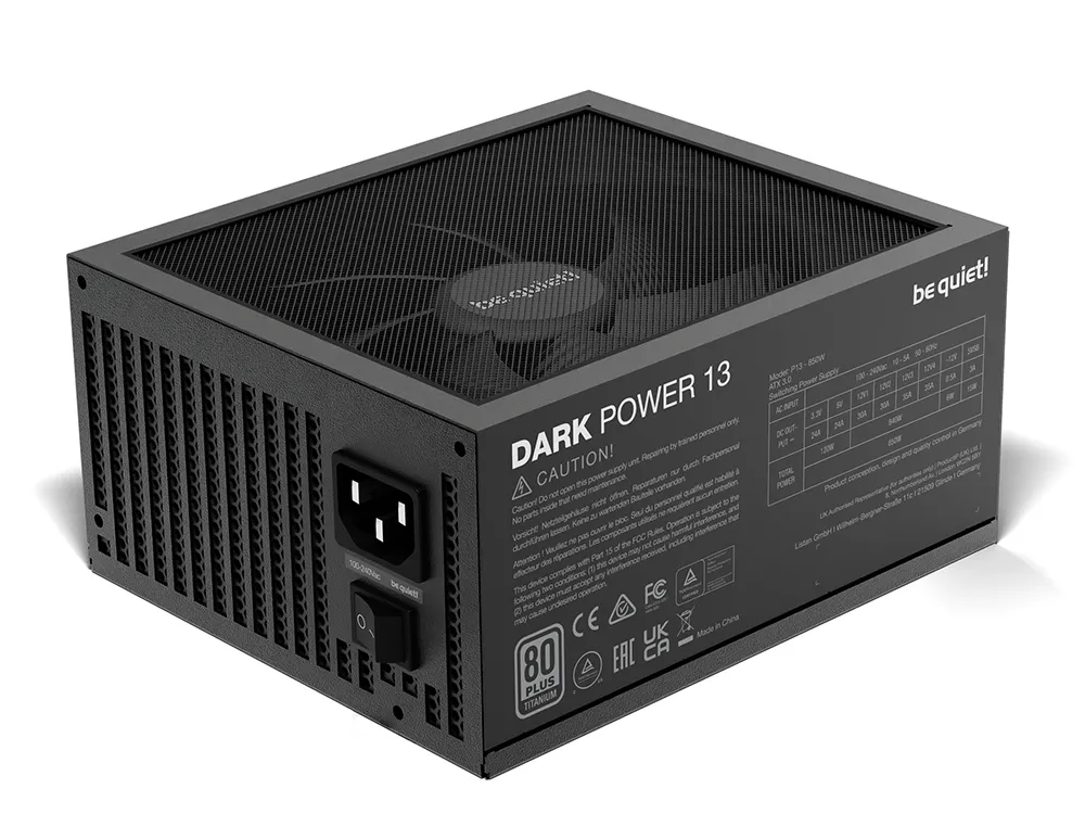 Sursă Alimentare PC be quiet! DARK POWER 13, 850W, ATX, Complet modular