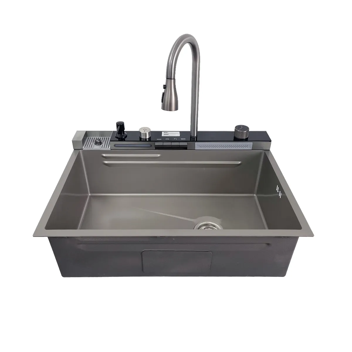 Chiuveta handmade SanDonna HD7550 (Crom Satin)