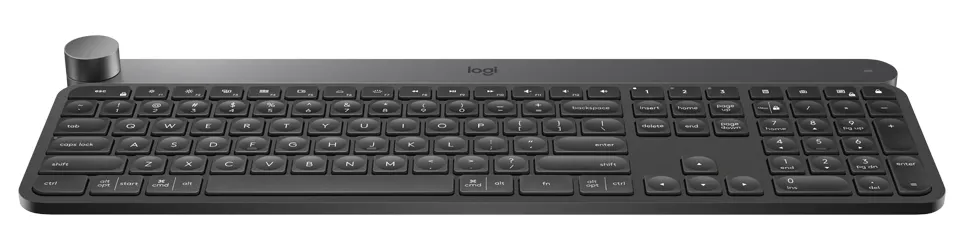 Tastatură Logitech Craft, Fără fir, Negru