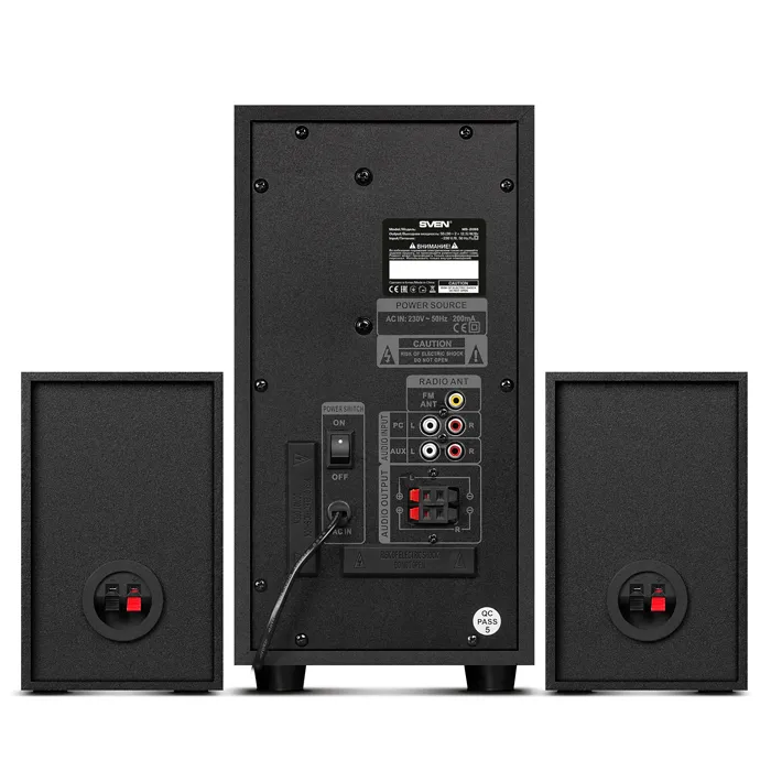 Boxe pentru calculator 2.1 SVEN MS-2055, Negru