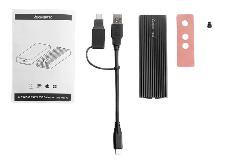 Carcasa externa pentru SSD Chieftec CEB-M2C-TL