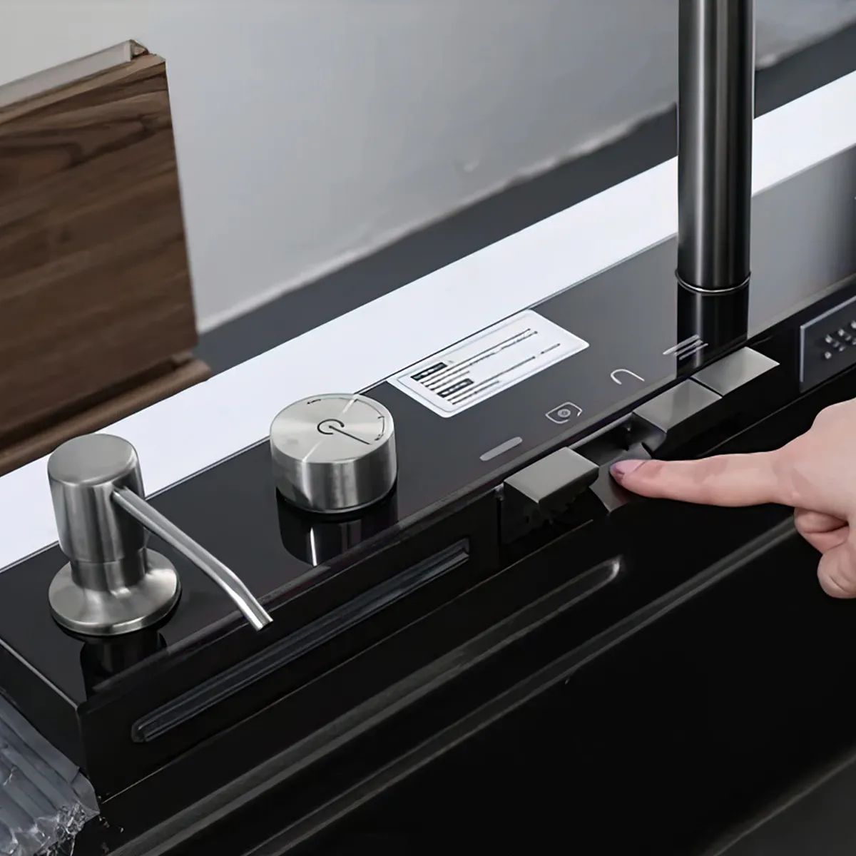 Chiuveta handmade SanDonna HD7550 (Crom Satin)