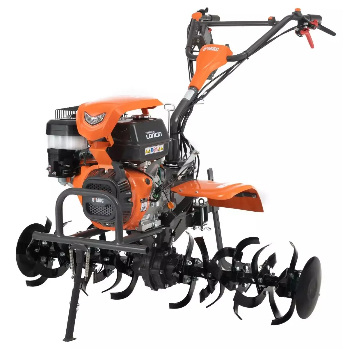 Motocultor O-MAC MC 13000 13 CP + roti + freza 