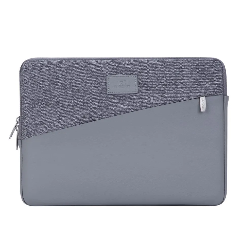 Geantă pentru Laptop RivaCase Egmont, 13.3", Polyester, Gri