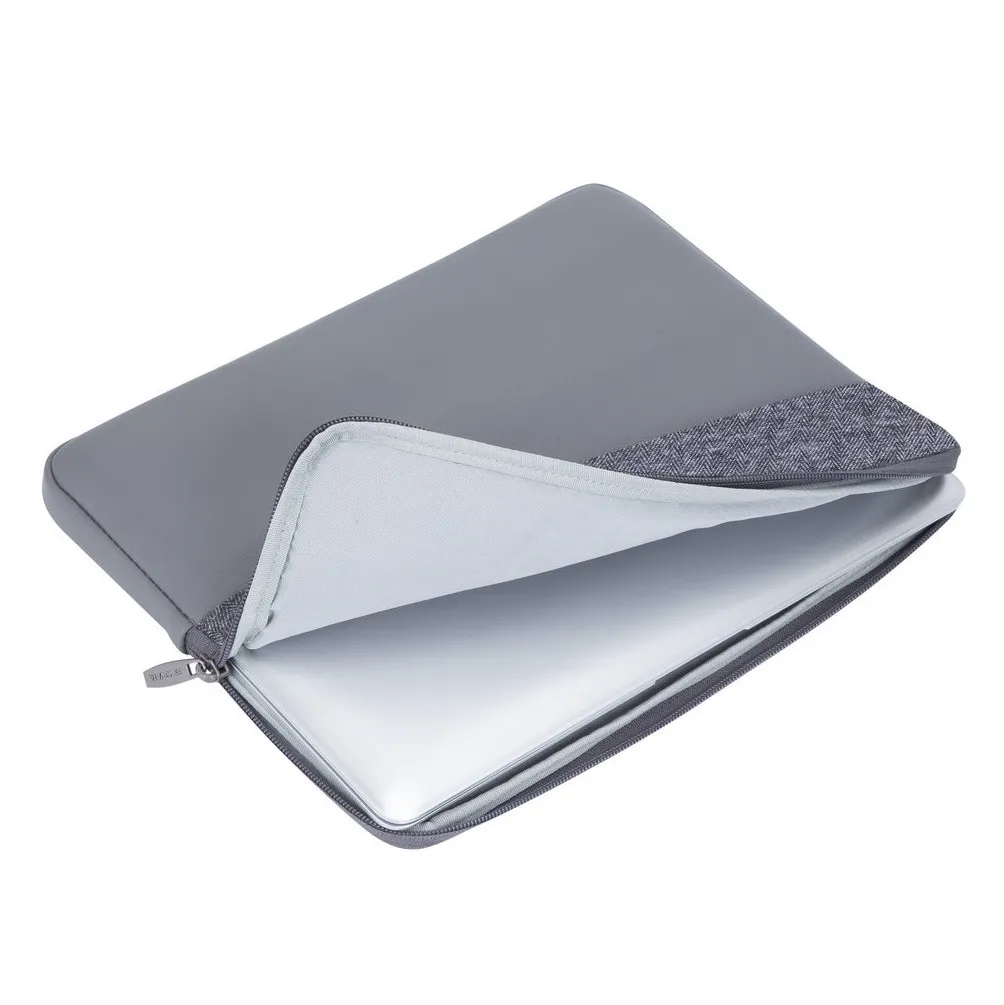 Geantă pentru Laptop RivaCase Egmont, 13.3", Polyester, Gri