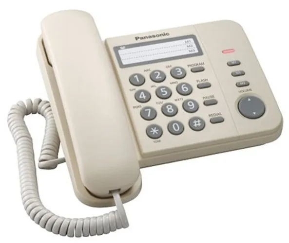 Telefon cu fir Panasonic KX-TS2352, Bej
