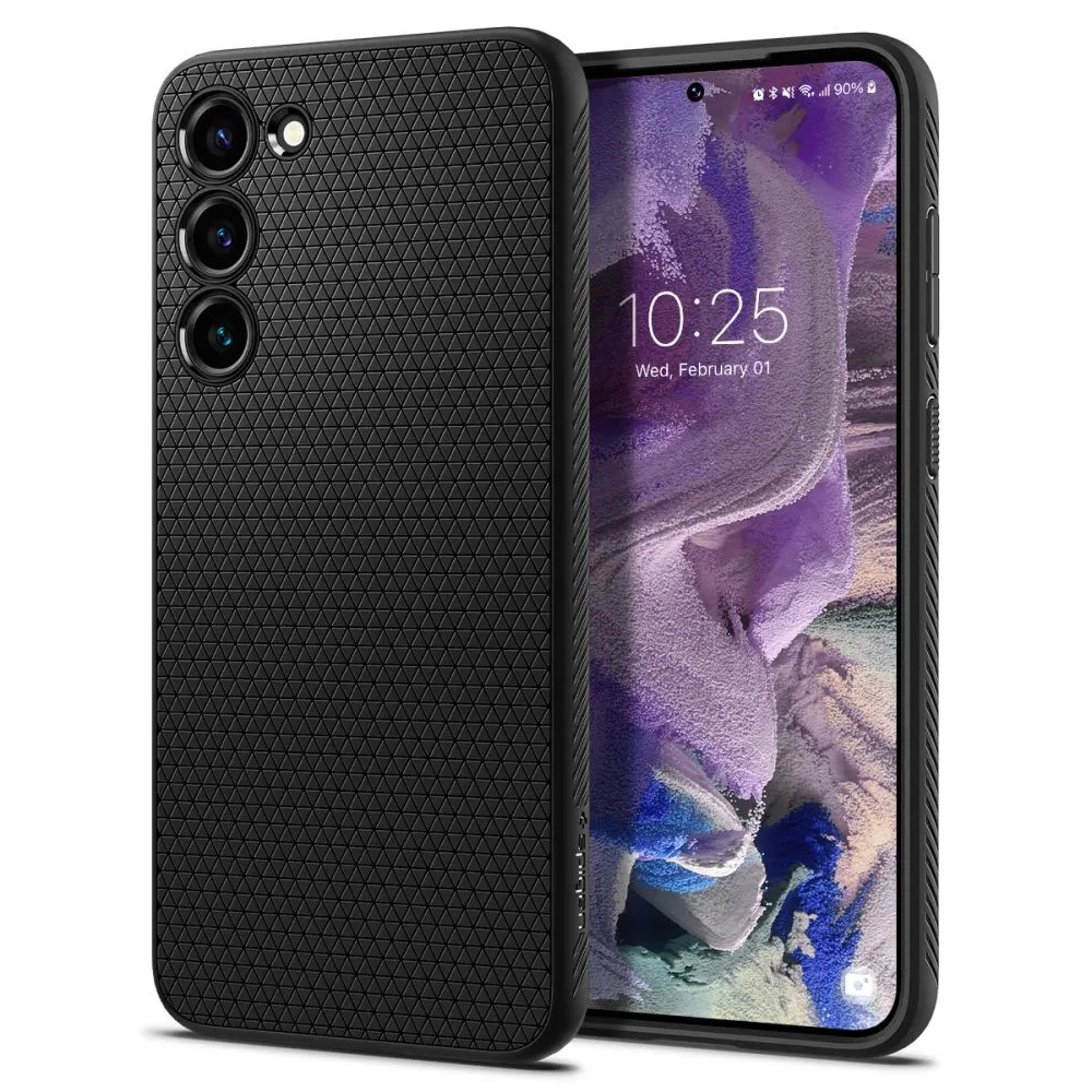 Husă Spigen Samsung S23, Liquid Air, Negru