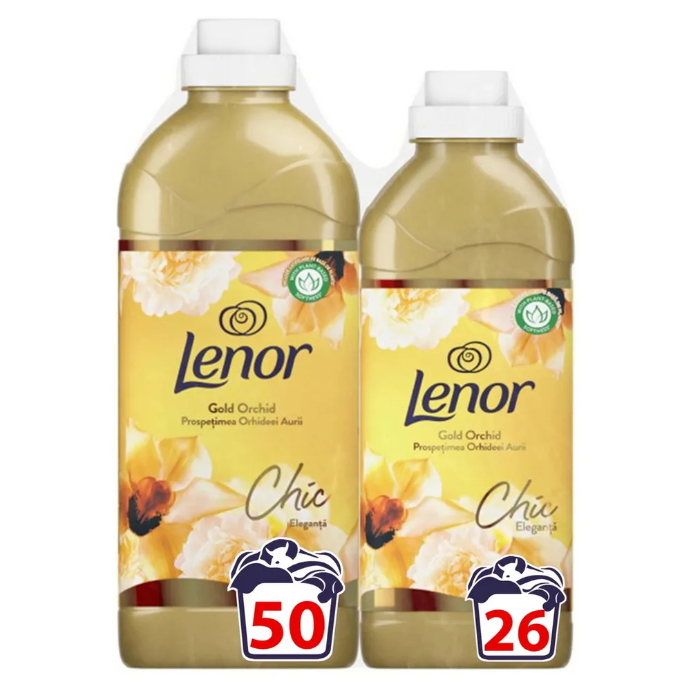 Balsam de rufe Lenor Gold Orchid, 1.5 L + 0.8 L