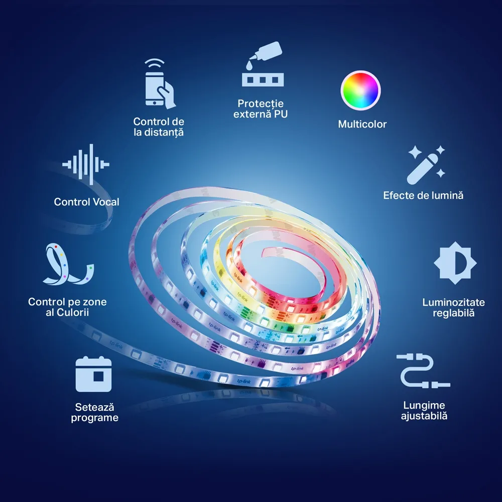 Bandă cu LED-uri TP-LINK Tapo L920-5, Multicolor