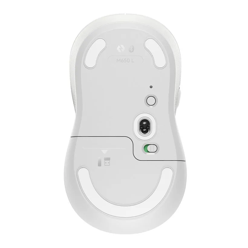 Mouse Wireless Logitech M650 L, White